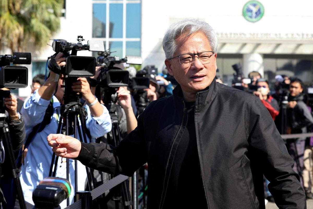 Nvidia sets $4 million target cash bonus for CEO Huang under fiscal 2027 plan