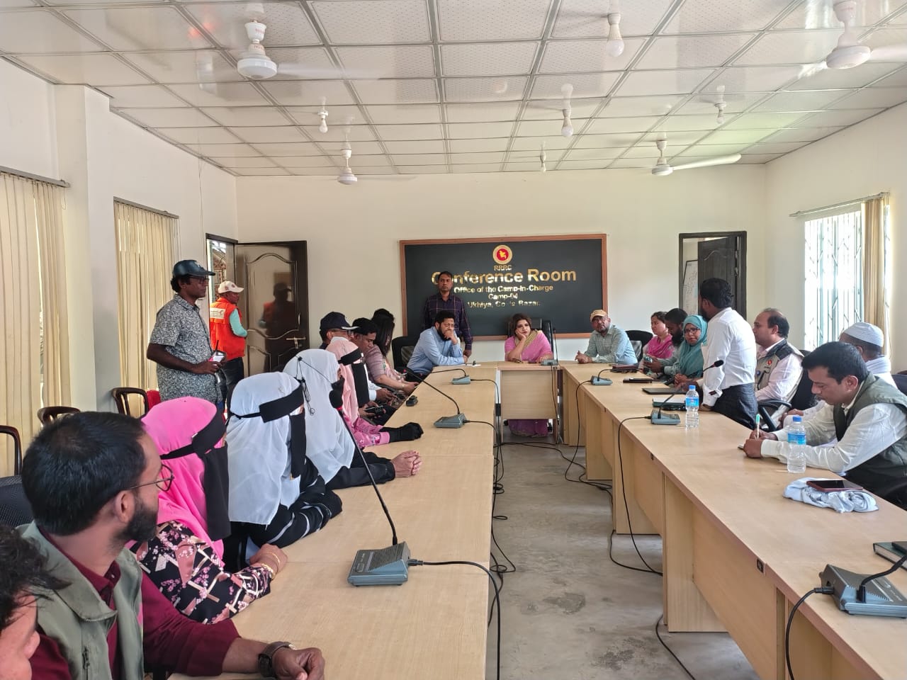 State Minister for Foreign Affairs Shama Obayed Inspects Rohingya Camps in Ukhiya