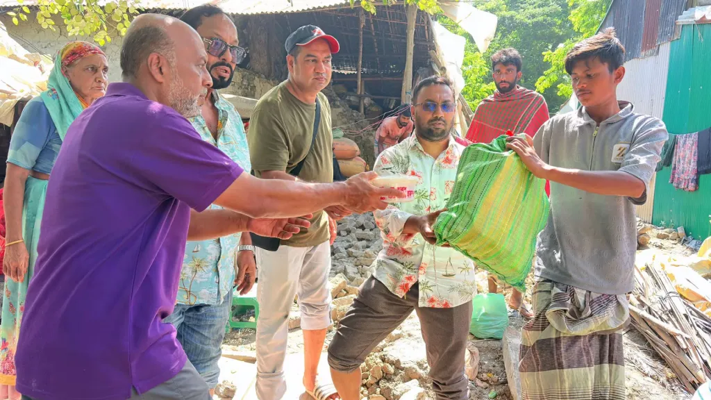 UK organisations support flood victims in Banshkhali