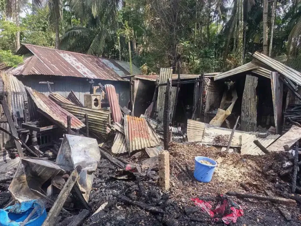 Devastating Fire Destroys Home in Sandwip
