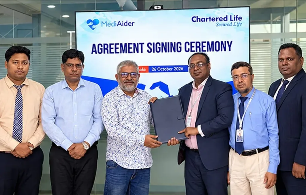 MediAider Signs Corporate Partnership Agreement with Chartered Life Insurance PLC